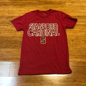 Stanford University Cardinal red t-shirt. Small
